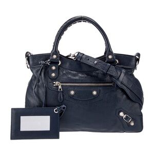 Balenciaga Motocross Giant 12 Town Bag Blue